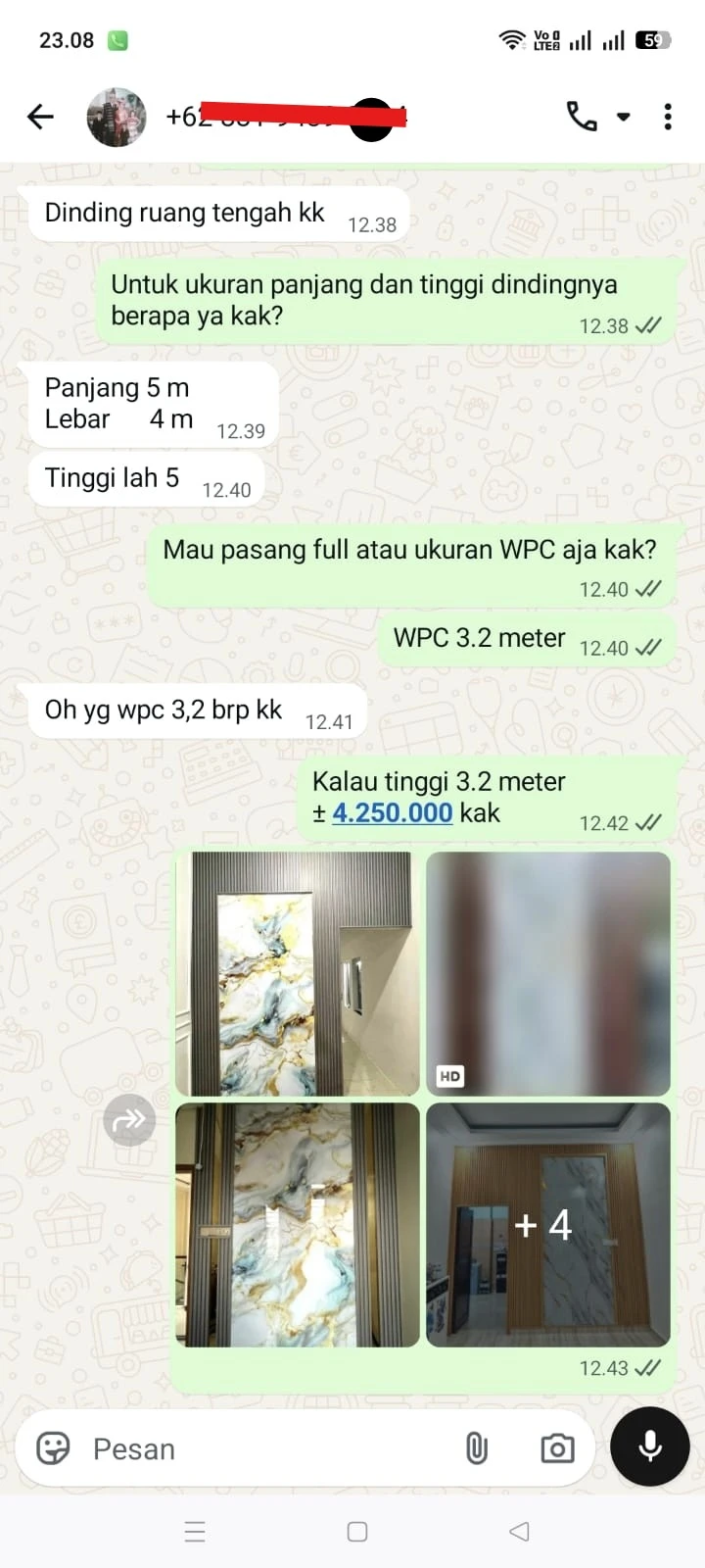 Bukti Chat Closing 2