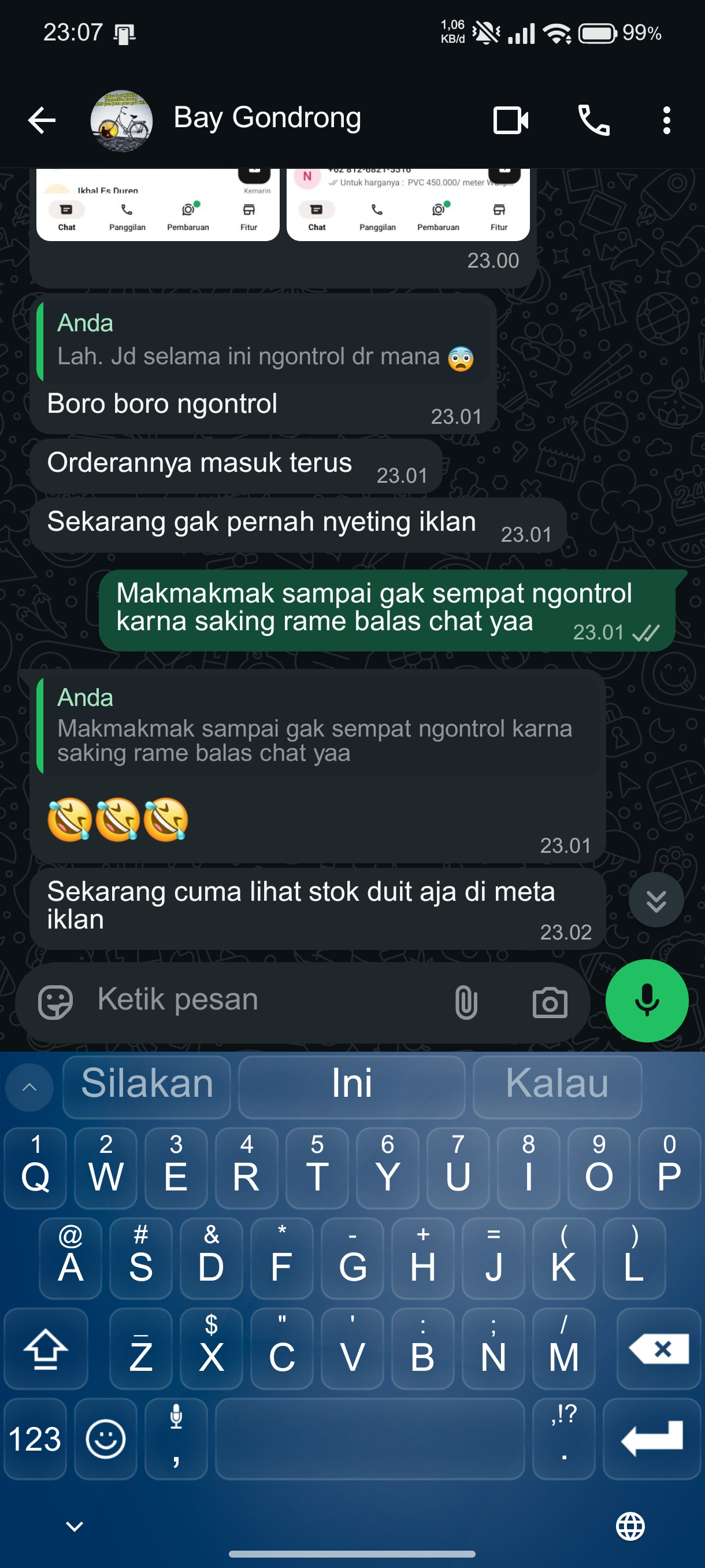 Bukti Dasbor Iklan 2